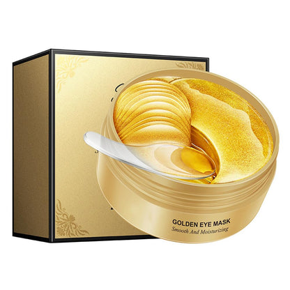 Coffret Rituel Or 24K : 60 Soins Régénérants (30 Patchs Yeux & 30 Masques Lèvres) au Collagène et Acide Hyaluronique